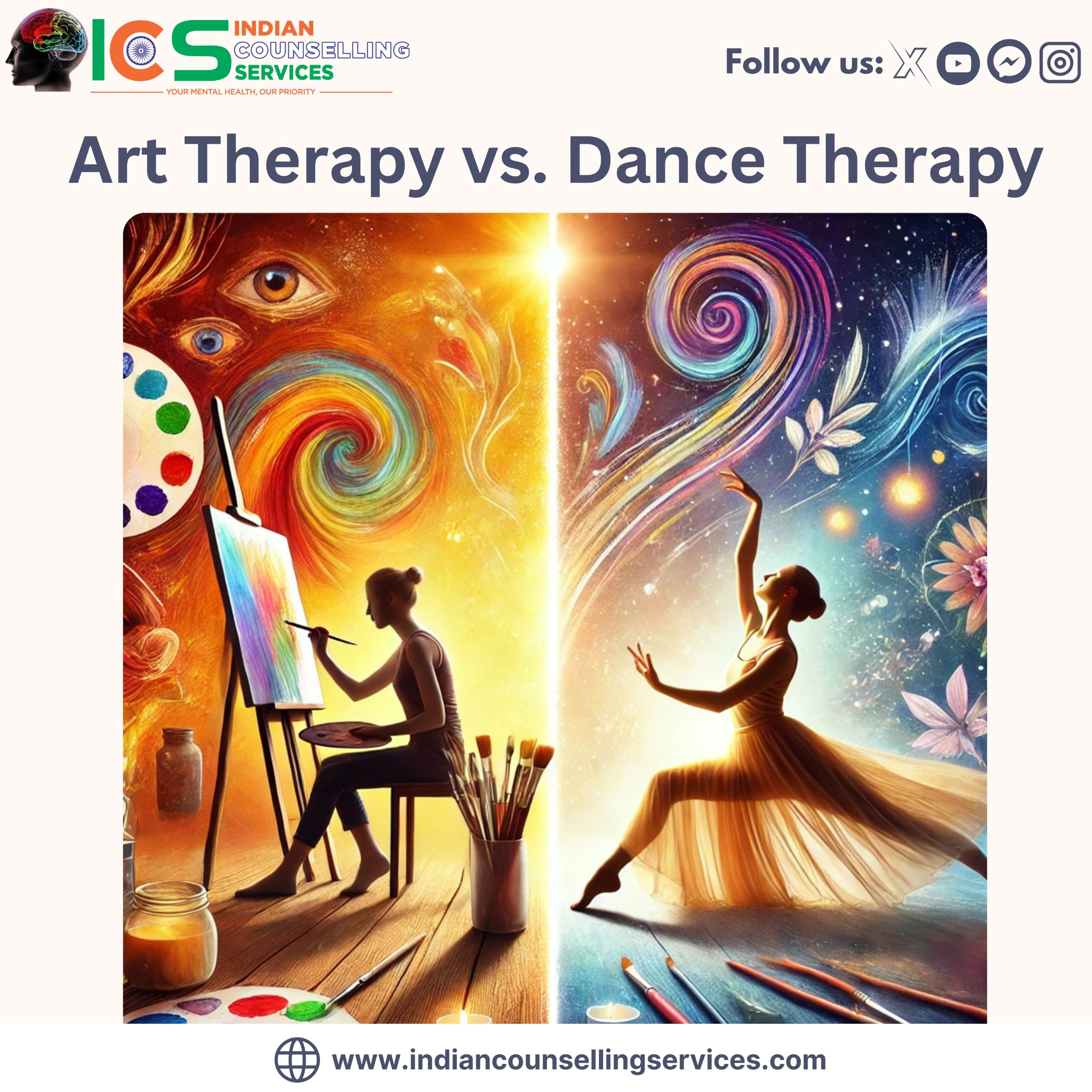 Art Therapy vs. Dance Therapy