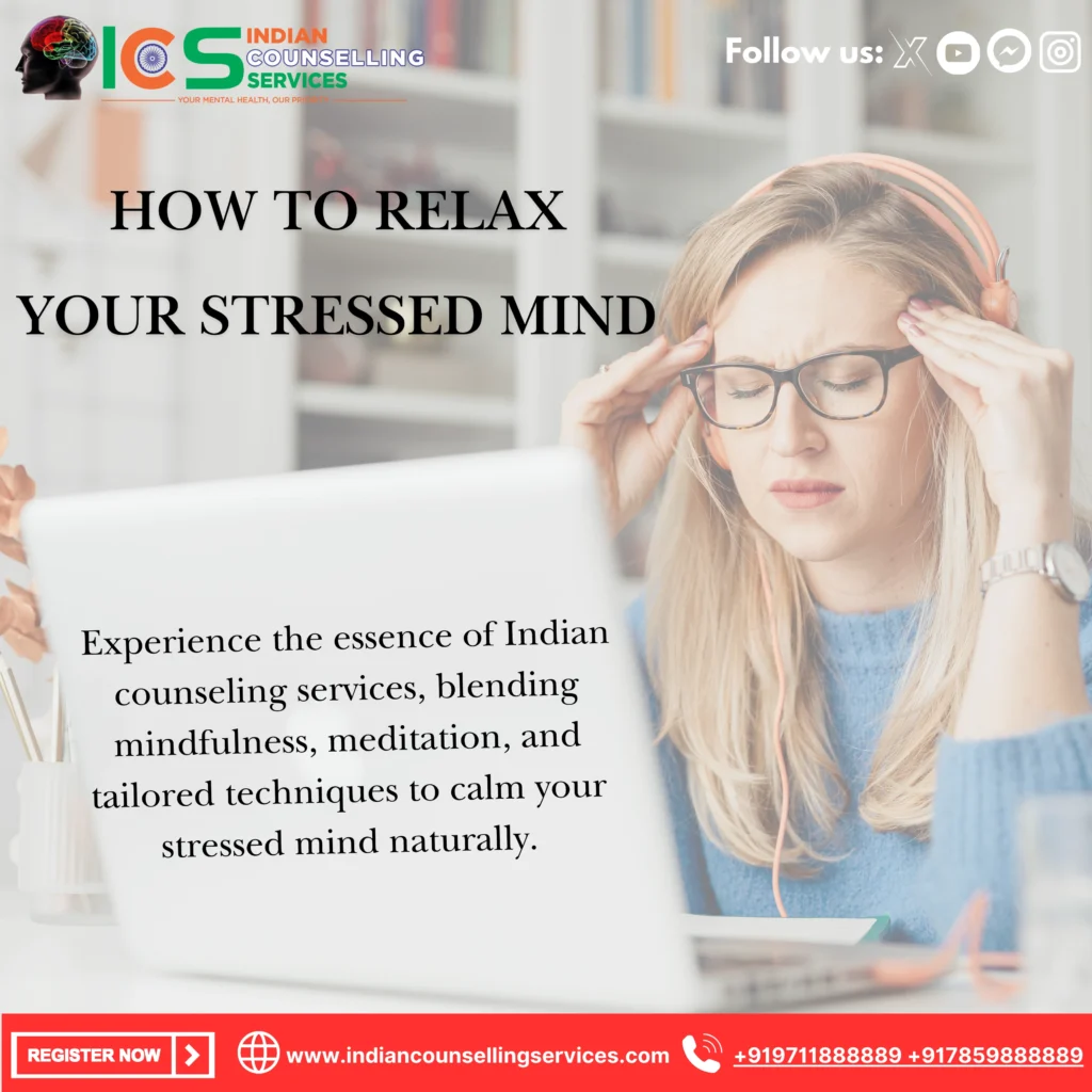 how to relax your stressed mind